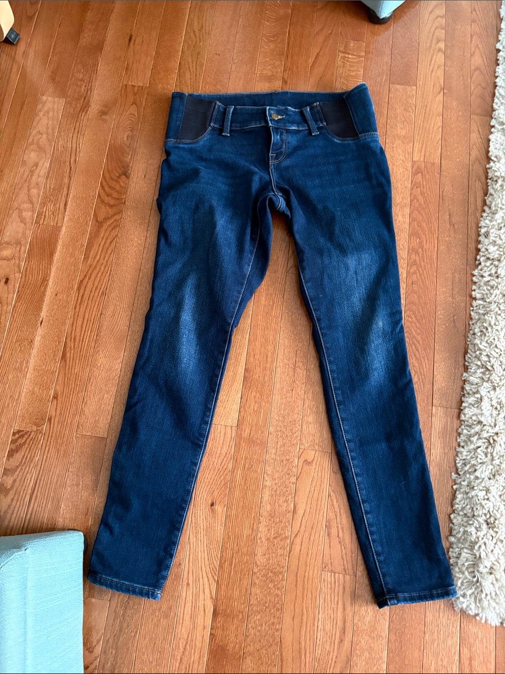 Ingrid & Isabel Dark Blue Skinny Maternity Jeans